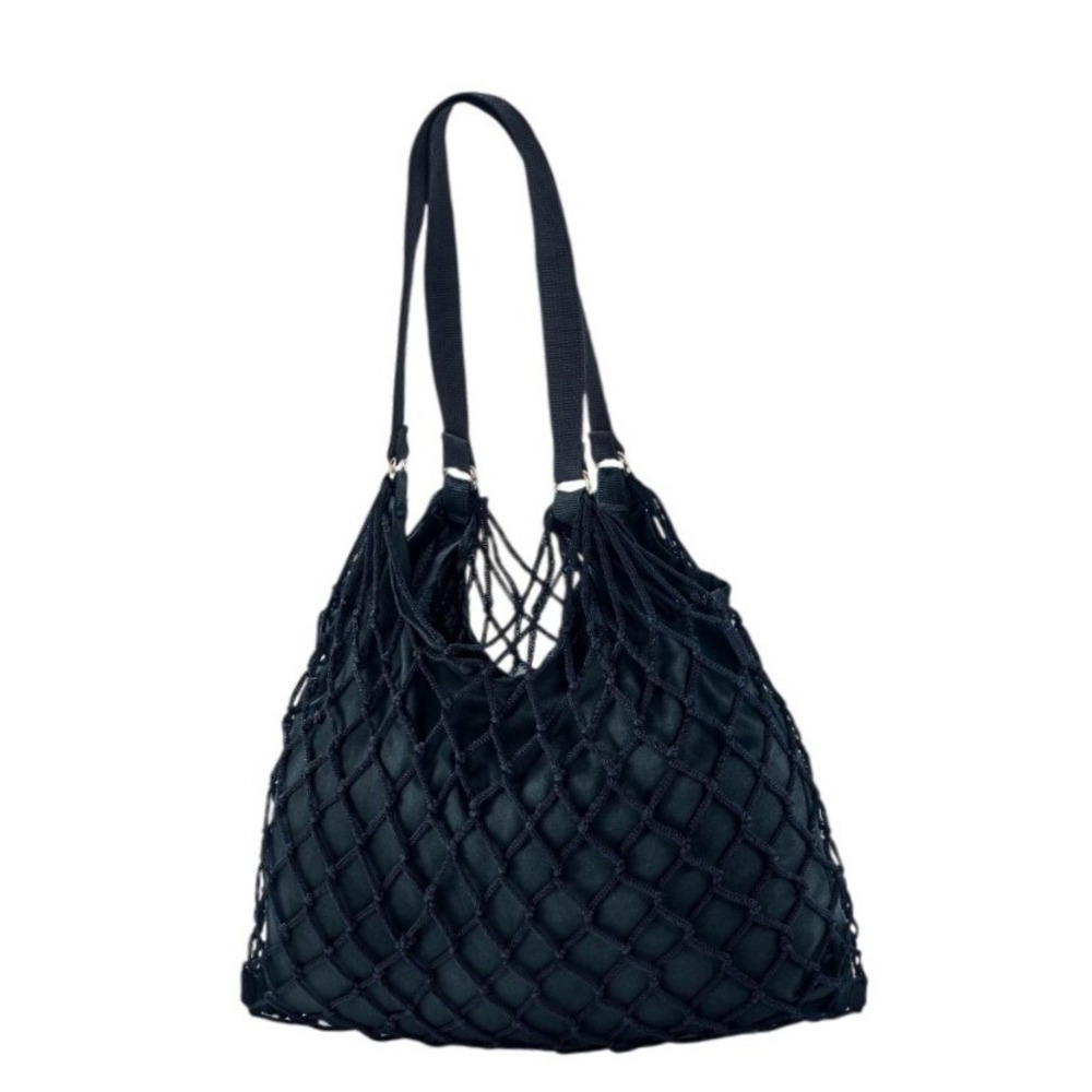 NWT Netztasche Women's Net Mesh Bag Coastal Beachy‎ Nautical Casual Lagenlook